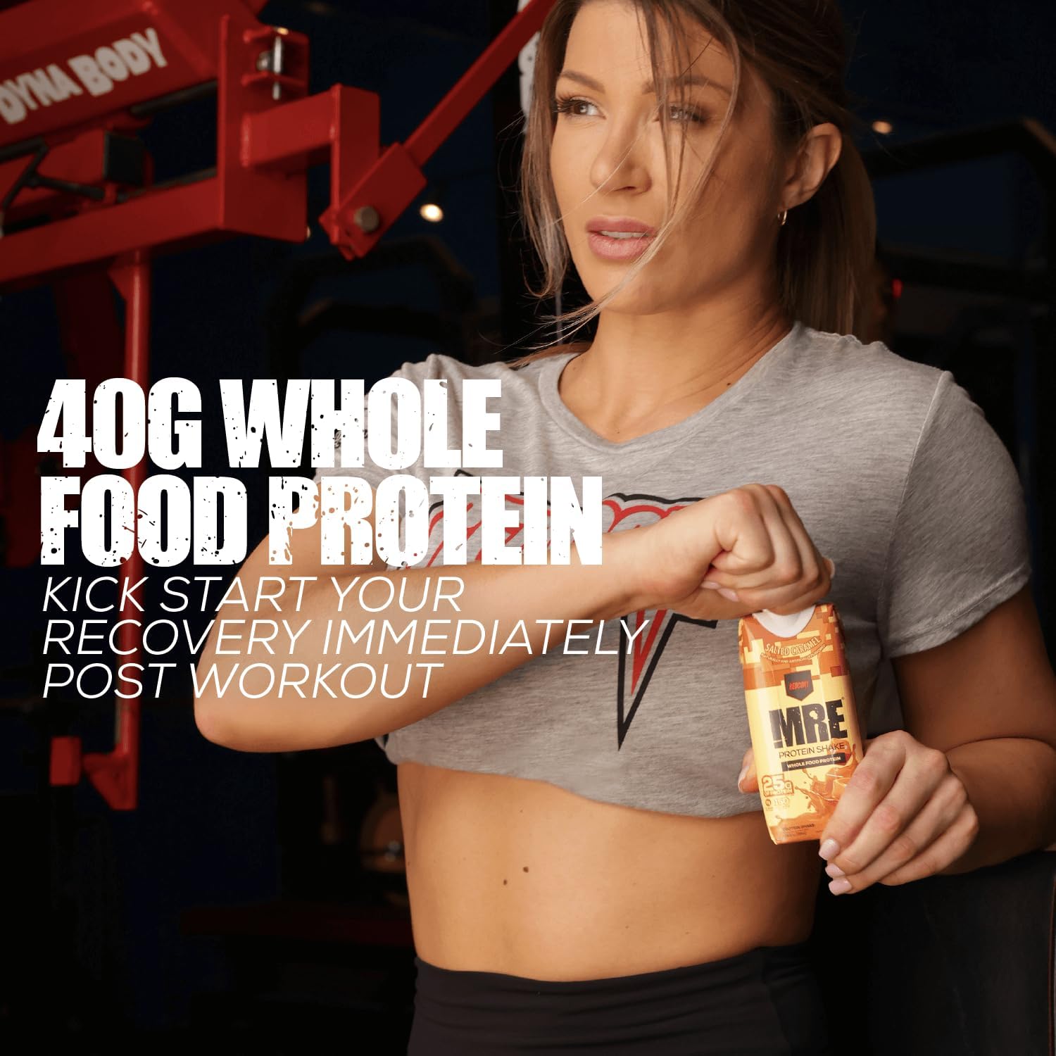 REDCON1 MRE RTD Protein Shake | Milk Chocolate | Lactose Free, 40g Protein - 12 Pack, 14 oz
