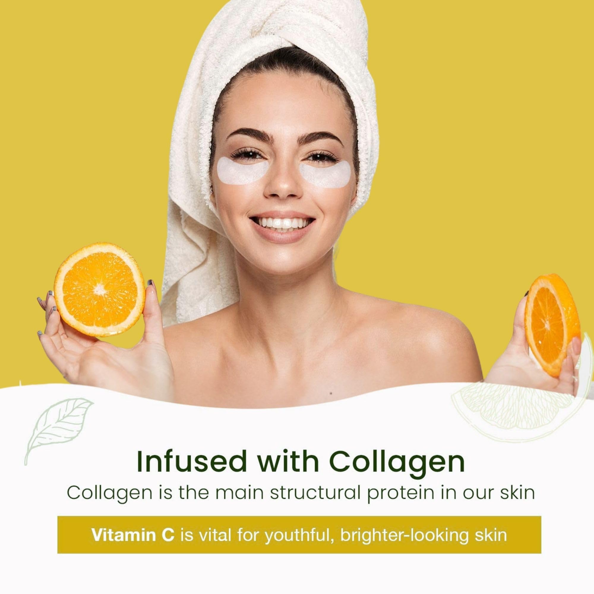 Oh K! Eye Mask - Rejuvenating - Hydrating Under Eye Patches - Depuffing Undereye Patches with Niacinamide - Hydrogel Mask for Dark Circles - 7 Pairs
