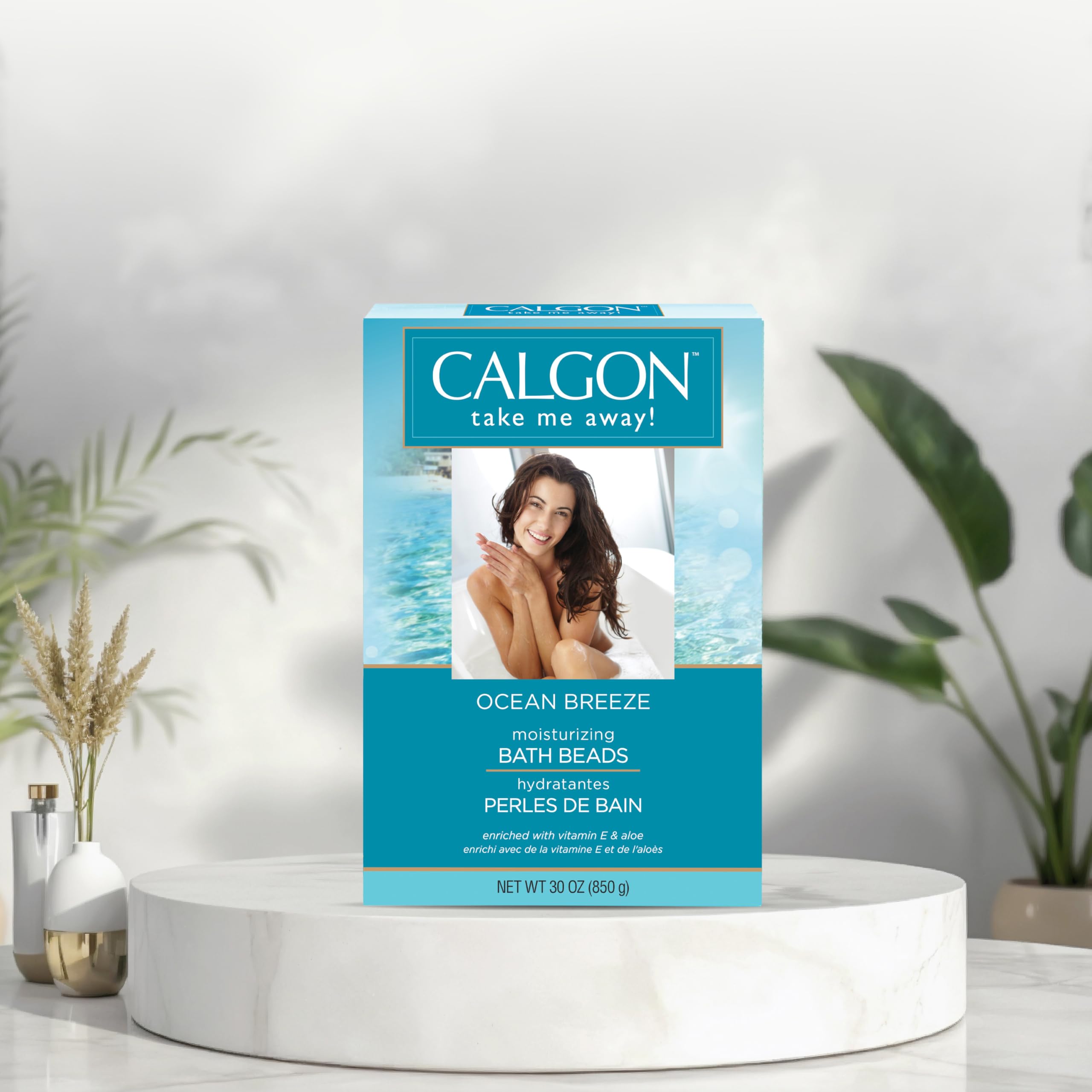 Calgon Ageless Bath Series Renewing Pearls, 16 oz.