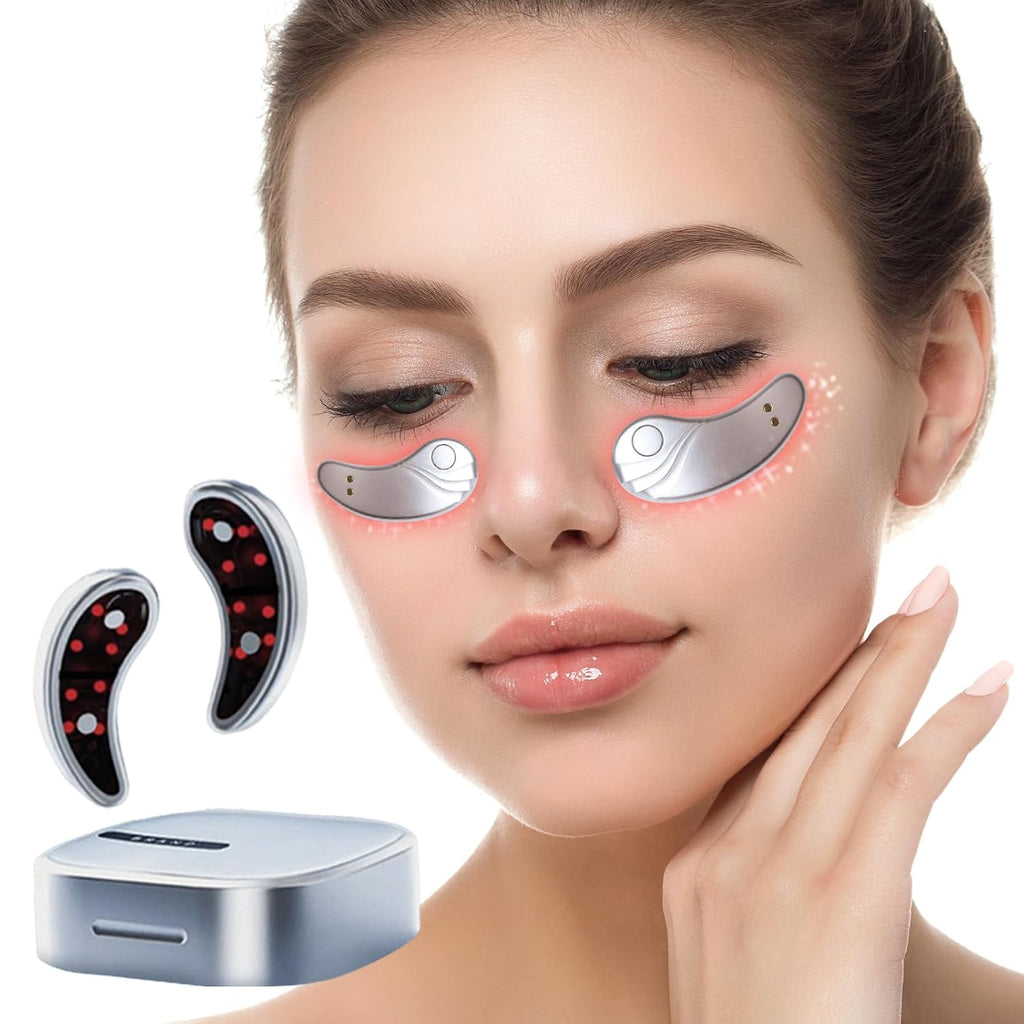 Under Eye Patches | Reusable Under Eye Patches | Gel Patches Suitable for Red Light Eye Massagers | Eye Mask Reduce Dark Circles, Puffy Eyes,Wrinkles,EyeBags | Eye Gel Care(50 Pairs Under Eye Gel Pad)