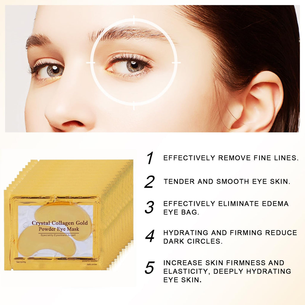 Lip Mask & Eye Mask - 30PCS Under Eye Patches Skincare for Puffy Eyes Bags Reducing Dark Circles,Collagen Hydrating Moisturizing Smoothing Gel Pads for Fade Fine Lines Anti-Aging Wrinkles Pink
