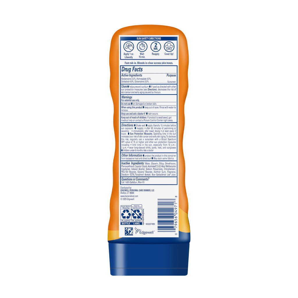 Banana Boat Sport Sunscreen Lotion, SPF 50, 10 Oz Each, Twin Pack | HIGH-PERFORMANCE SUNSCREEN with a non-greasy feel and won't clog pores