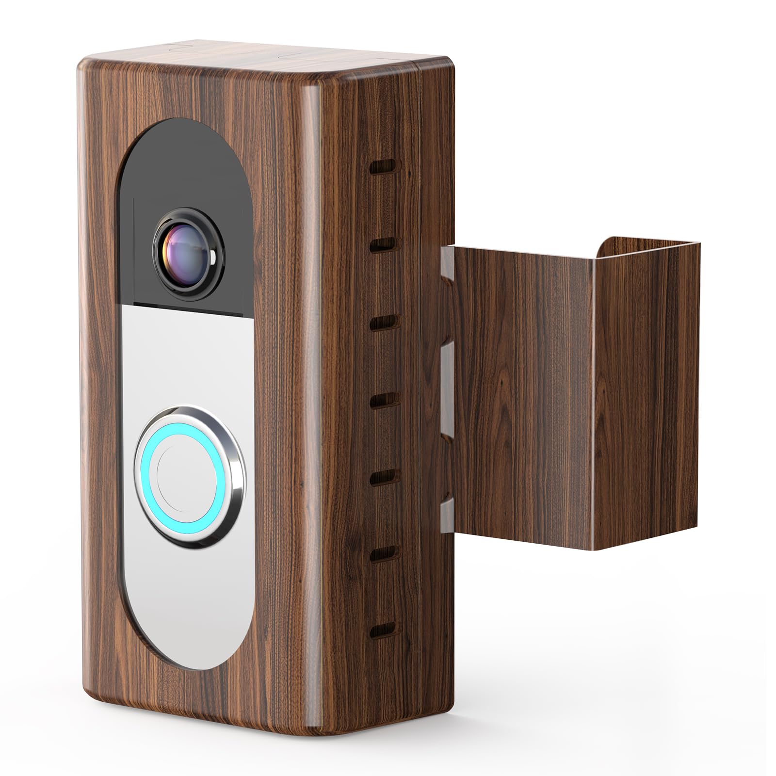 KIMILAR Anti-Theft Video Doorbell Mount Compatible with Ring/Blink Wireless Video Doorbell, Adjustable Mounting Bracket Accessories for Houses, Apartments, Businesses, Not for Blink 2nd Gen