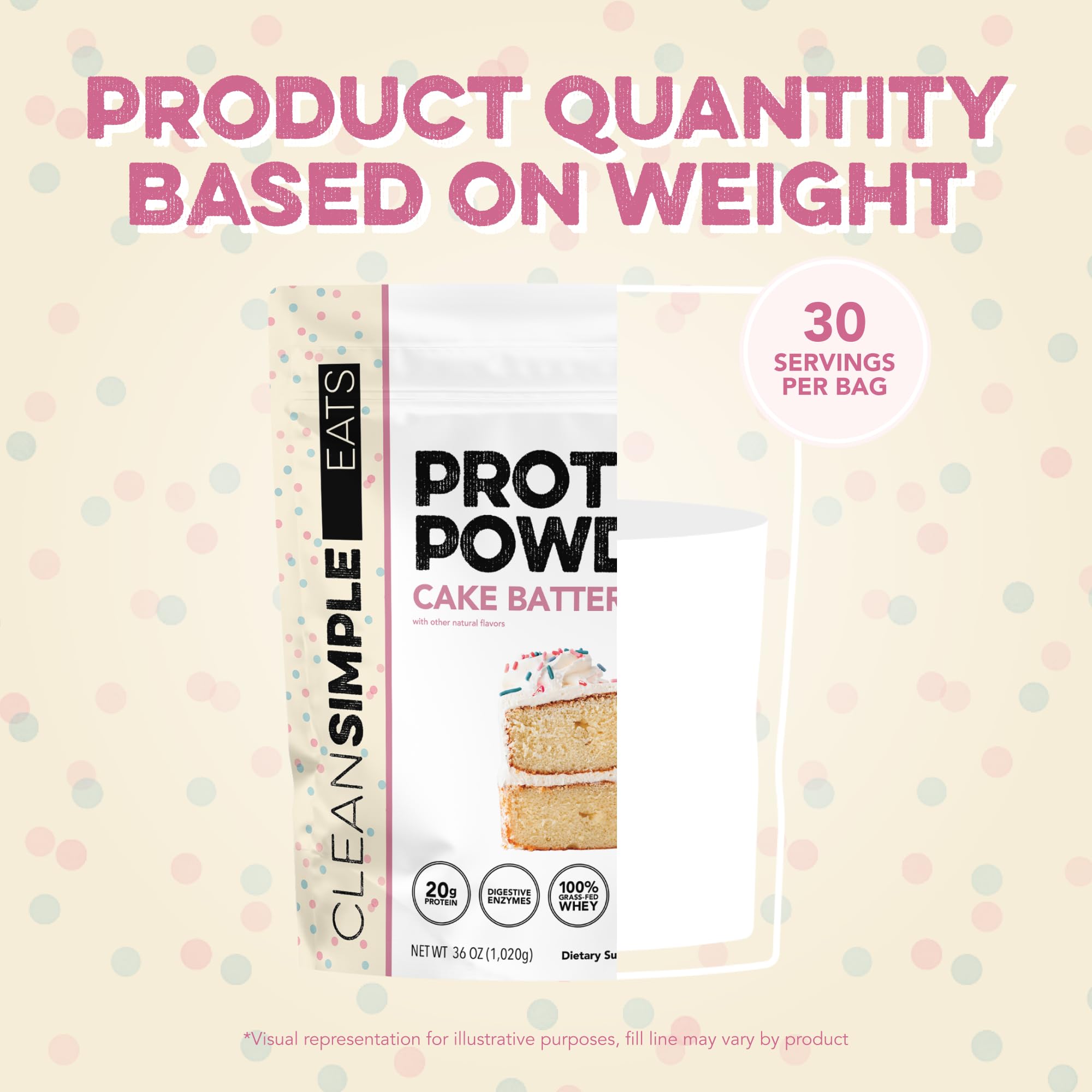 Clean Simple Eats Whey Isolate Protein Powder, Variety Pack, Naturally Sweetened, Zero Added Sugar, 20g 100% GrassFed Protein Powder with Digestive Enzymes, GlutenFree, Non GMO, 10 Single Serve Pack