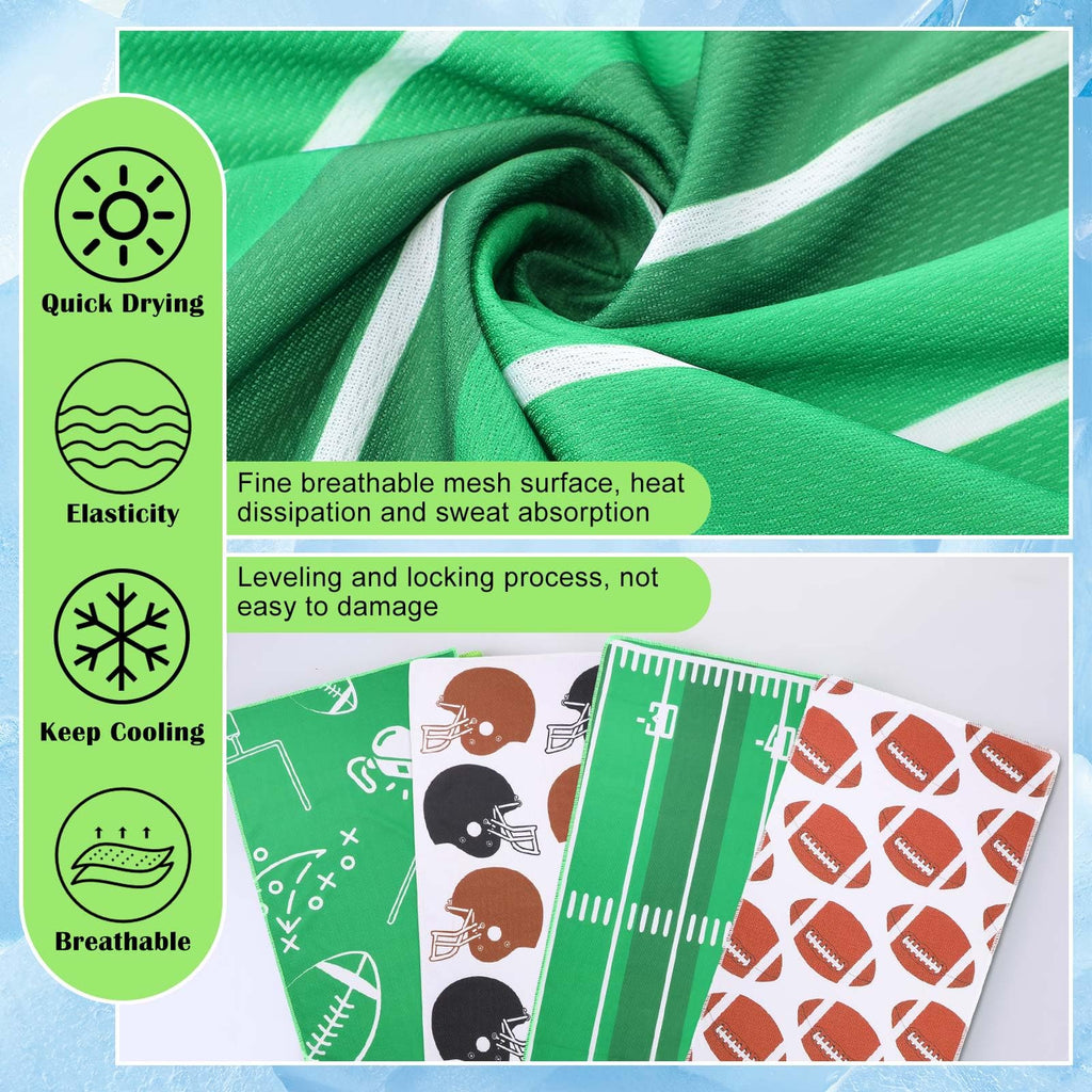 FuWeave 24 Pack Baseball Cooling Towel 40 x 12 Inch Breathable Sport Cooling Towel Microfiber Fast Drying Baseball Team Gifts for Athletes Yoga Gym Camping Running