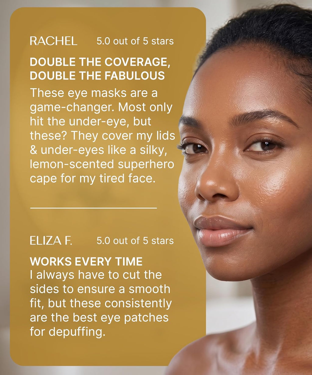 BIOAQUA Under Eye Patches - Collagen Under Eye Patches to Reduce the Look of Dark Circles & Puffy Eyes - Hydrating Osmanthus Lemon Gel Eye Mask, 80 Pcs