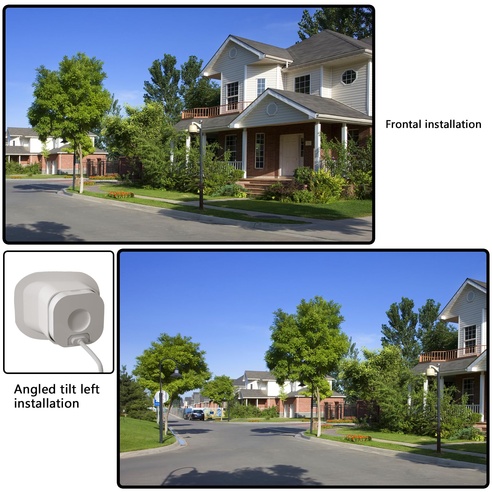 Teccle 2 Pack Angled Window Mount for Blink Mini Camera, 20 Degrees Tilt (Up/Down/Left/Right) (Not Compatible with Blink mini 2)