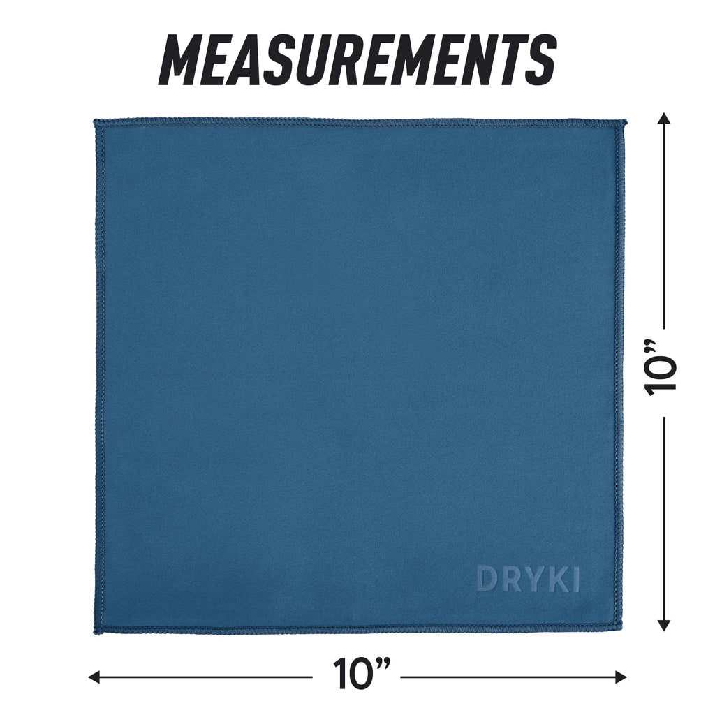 DRYKI Pocket-Sized Sweat Towels - The Original Sweat Absorbing Handkerchiefs - Quick-Dry Microfiber Sweat Rags for Face, Hands, & Body - Men & Women - Gym and Work (Moss Camo: 5 Pack)