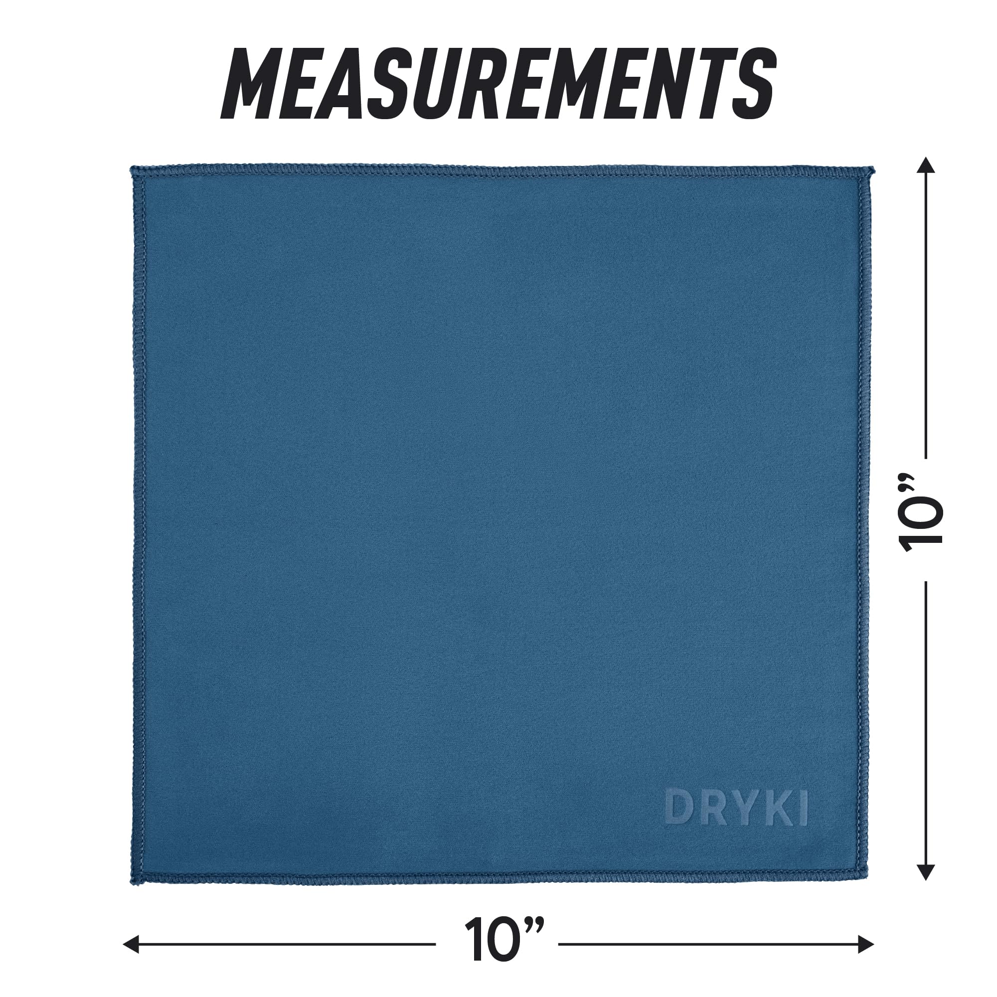 DRYKI Pocket-Sized Sweat Towels - The Original Sweat Absorbing Handkerchiefs - Quick-Dry Microfiber Sweat Rags for Face, Hands, & Body - Men & Women - Gym and Work (Moss Camo: 5 Pack)