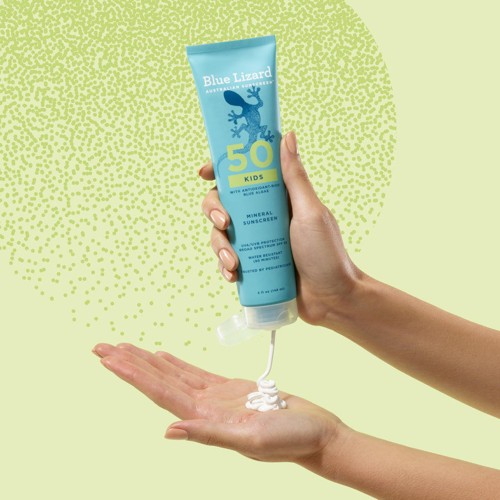 Blue Lizard Kids Mineral Sunscreen Spray SPF 50+, Brand, Broad-Spectrum UVA/UVB Protection, Water-Resistant, Zinc Oxide Formula, 5 fl oz