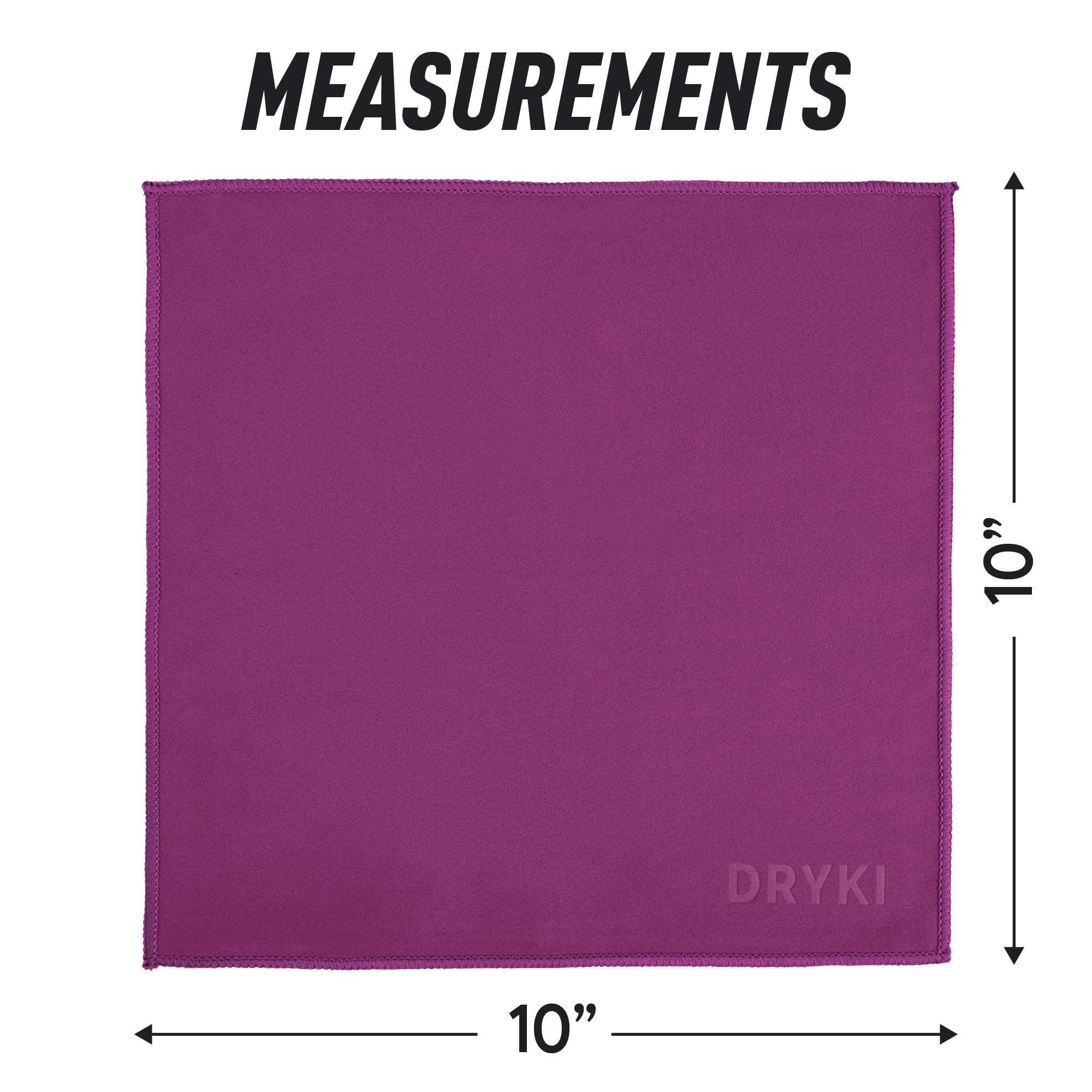 DRYKI Pocket-Sized Sweat Towels - The Original Sweat Absorbing Handkerchiefs - Quick-Dry Microfiber Sweat Rags for Face, Hands, & Body - Men & Women - Gym and Work (Moss Camo: 5 Pack)