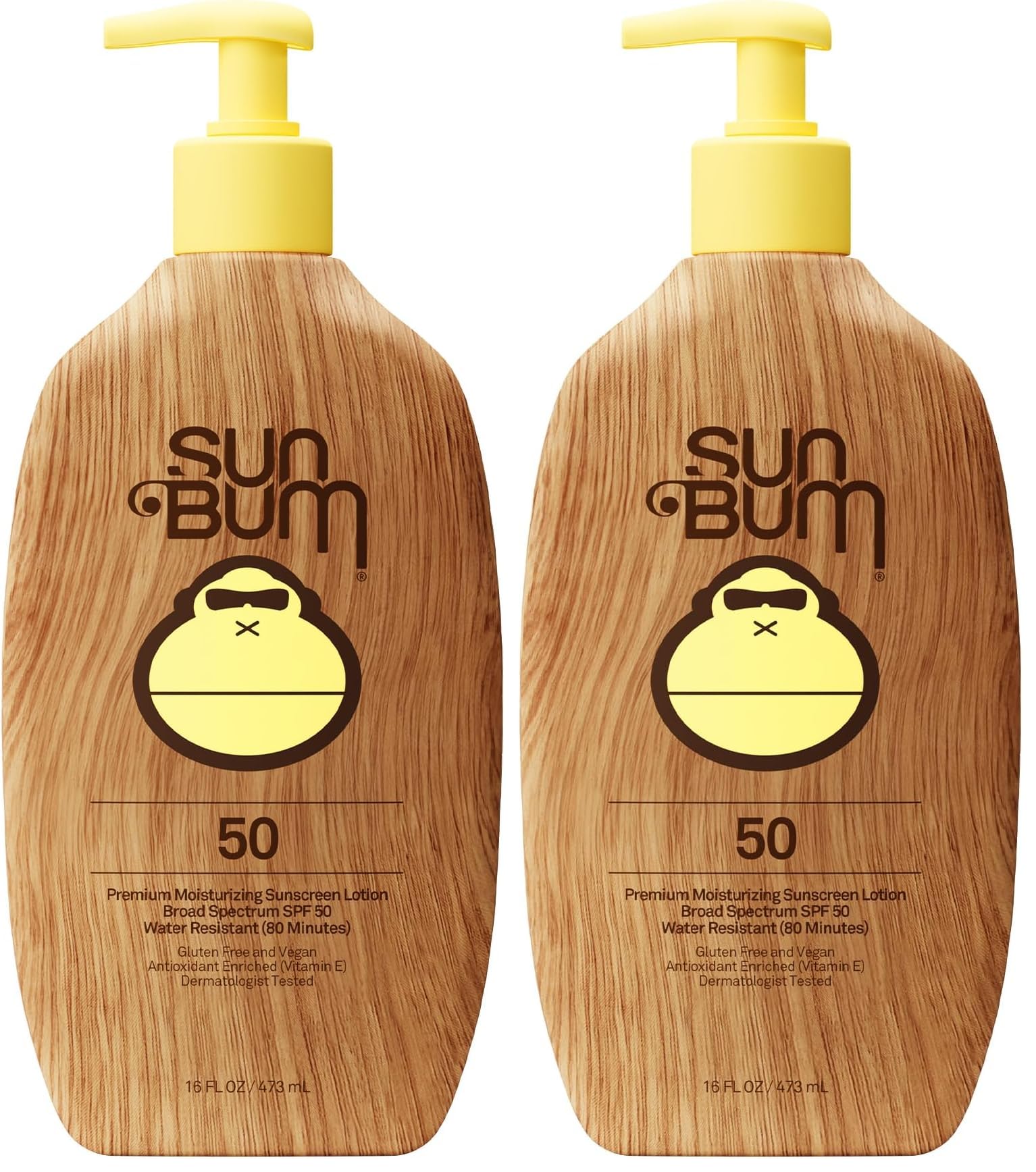 Sun Bum Original SPF 50 Sunscreen Body Lotion - Broad Spectrum Moisturizing Sunscreen with Vitamin E - Hawaii 104 Act Compliant (Made without Octinoxate & Oxybenzone) - Travel Size - 3 oz