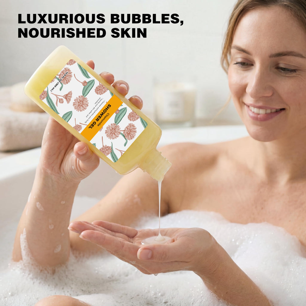 Serenity Sanctuary Bubble Bath for Women, Scented Gift Set for Adults, 51.2 fl oz (Pack of 4), with Shower Gel, Ladies Foaming Bath Variety, Mother's Day Gift for Mom, Christmas Gifts for Wife