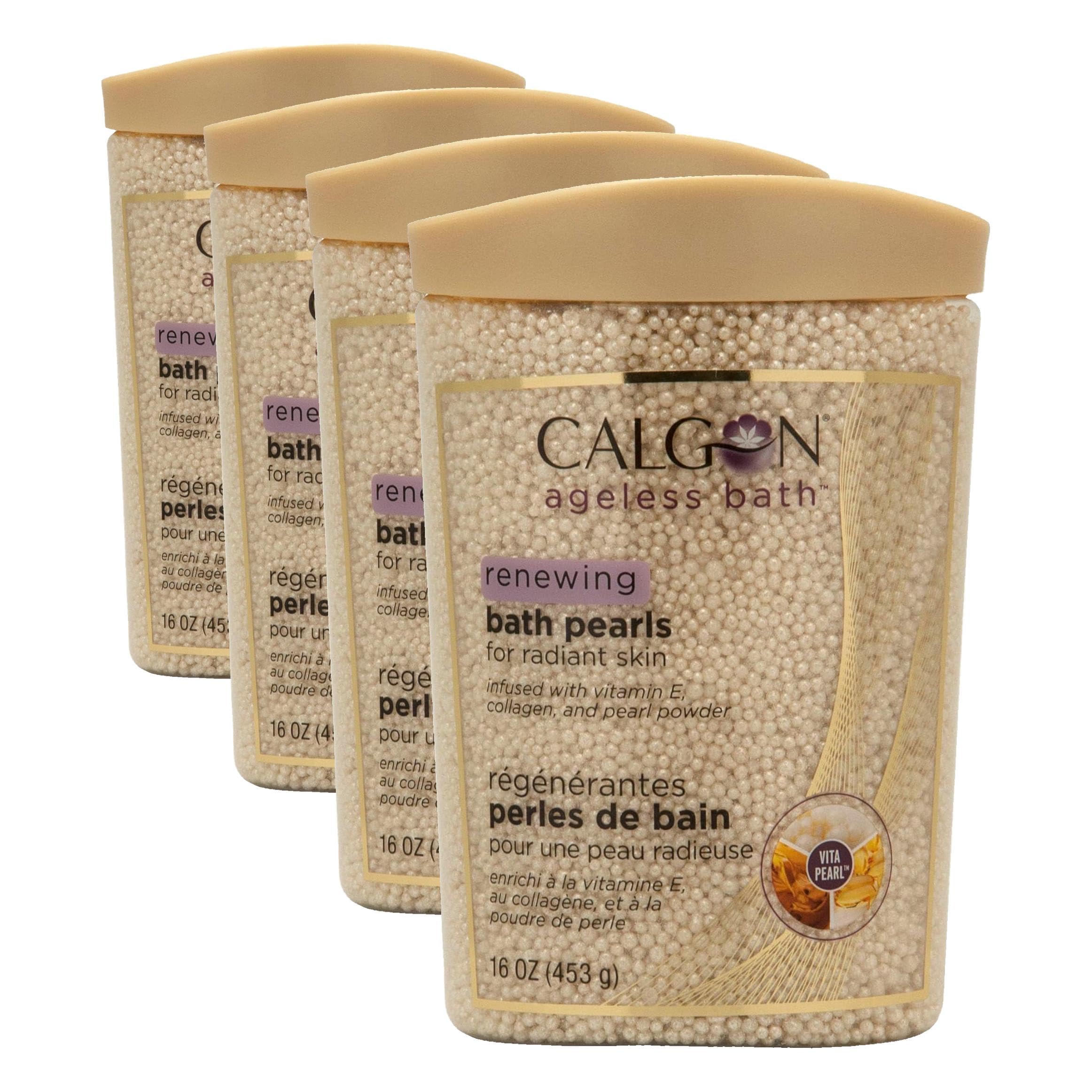 Calgon Ageless Bath Series Renewing Pearls, 16 oz.