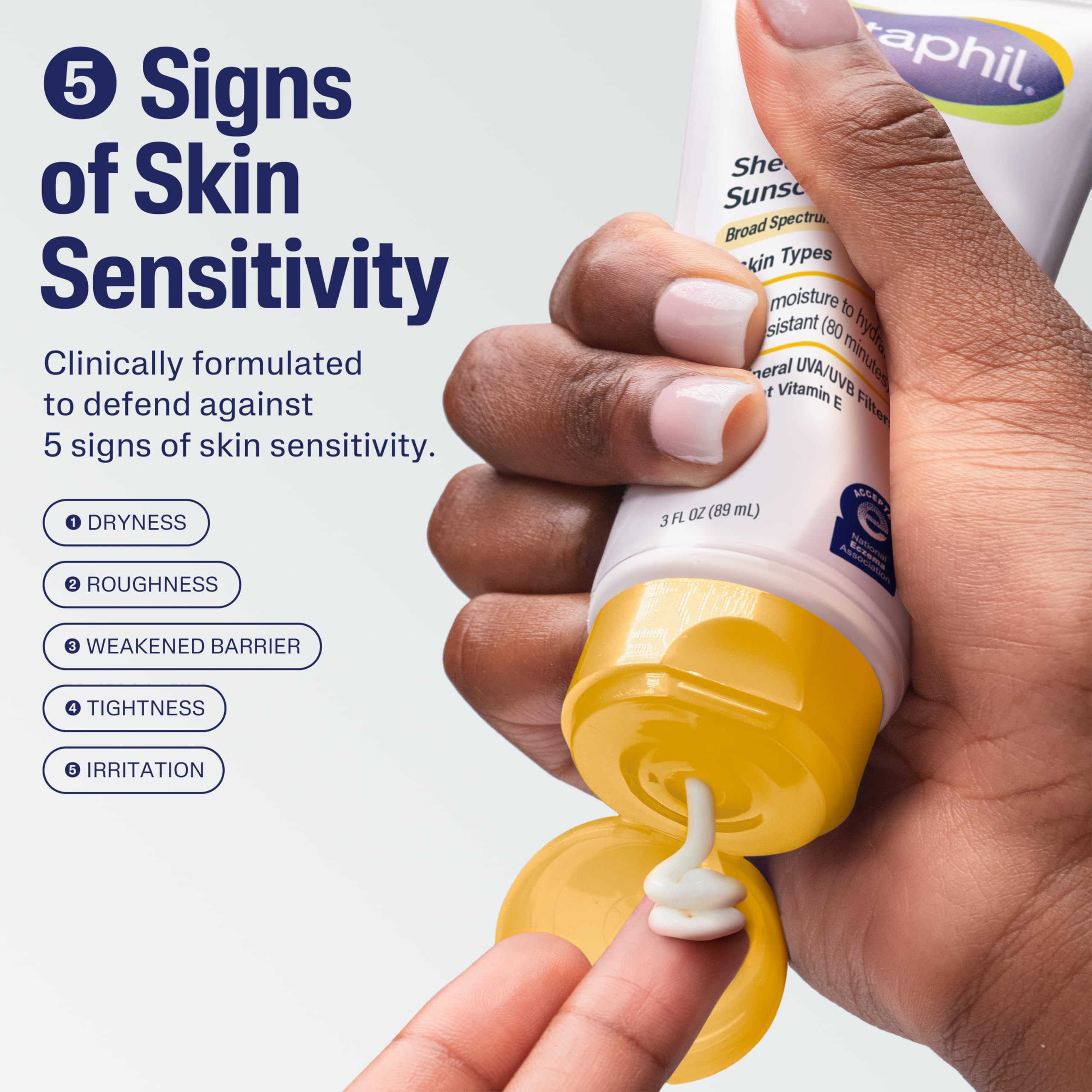 CETAPHIL Sheer Mineral Sunscreen Lotion for Face & Body 3 fl oz 100% Mineral UVA/UVB Filters: Zinc Oxide & Titanium Dioxide Broad Spectrum SPF 50 For Sensitive Skin Dermatologist Recommended Brand