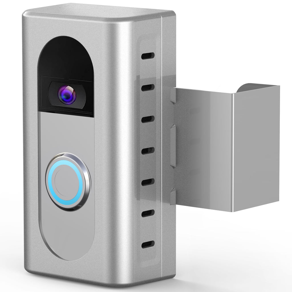 KIMILAR Anti-Theft Video Doorbell Mount Compatible with Ring/Blink Wireless Video Doorbell, Adjustable Mounting Bracket Accessories for Houses, Apartments, Businesses, Not for Blink 2nd Gen