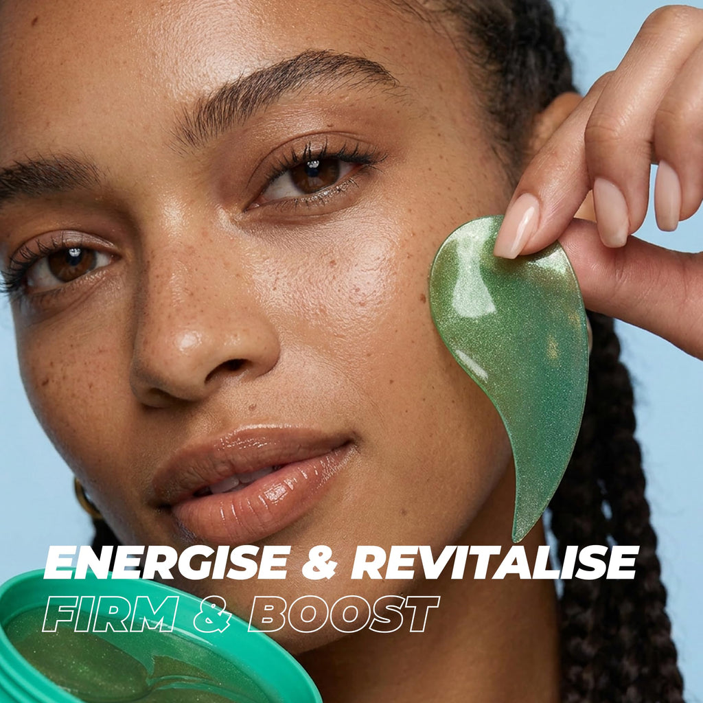 Vitamasques Lavender Hydrogel Eye Pads For Puffy Eyes & Dark Circles - Refresh in 15 minutes - Formulated in Korea - 16 Pairs / 32 HydroGel Eye Pads