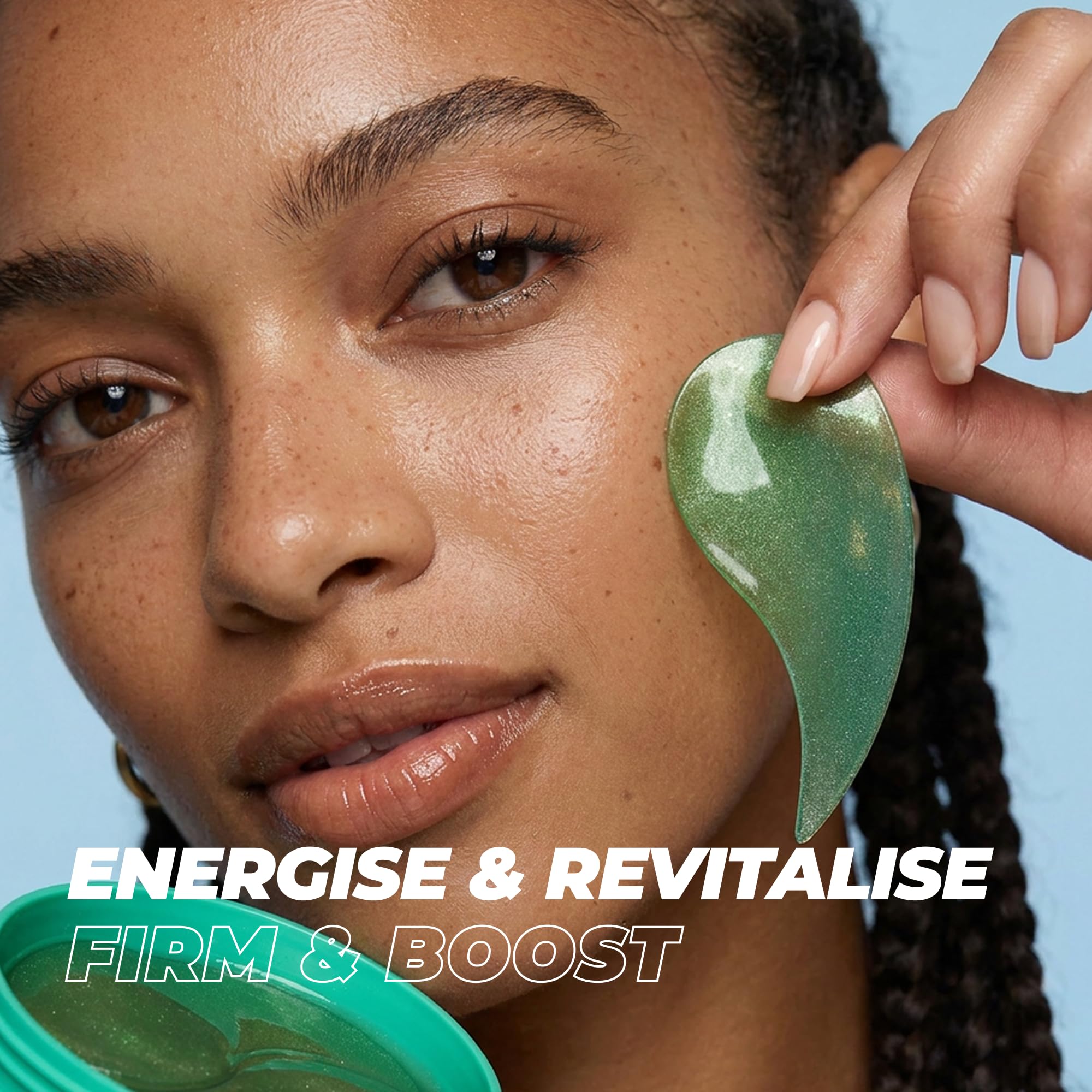 Vitamasques Lavender Hydrogel Eye Pads For Puffy Eyes & Dark Circles - Refresh in 15 minutes - Formulated in Korea - 16 Pairs / 32 HydroGel Eye Pads