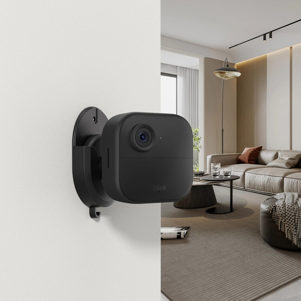 No Drill Mount Compatible with Blink/Ring/Wyze Camera,Fixing Bracket with Strong Self-Adhesive Tape Fits for Ring Indoor Cam(1st/2nd Gen),RingStick Up Cam,Blink Camera 4/3,BlinkMini 2K+
