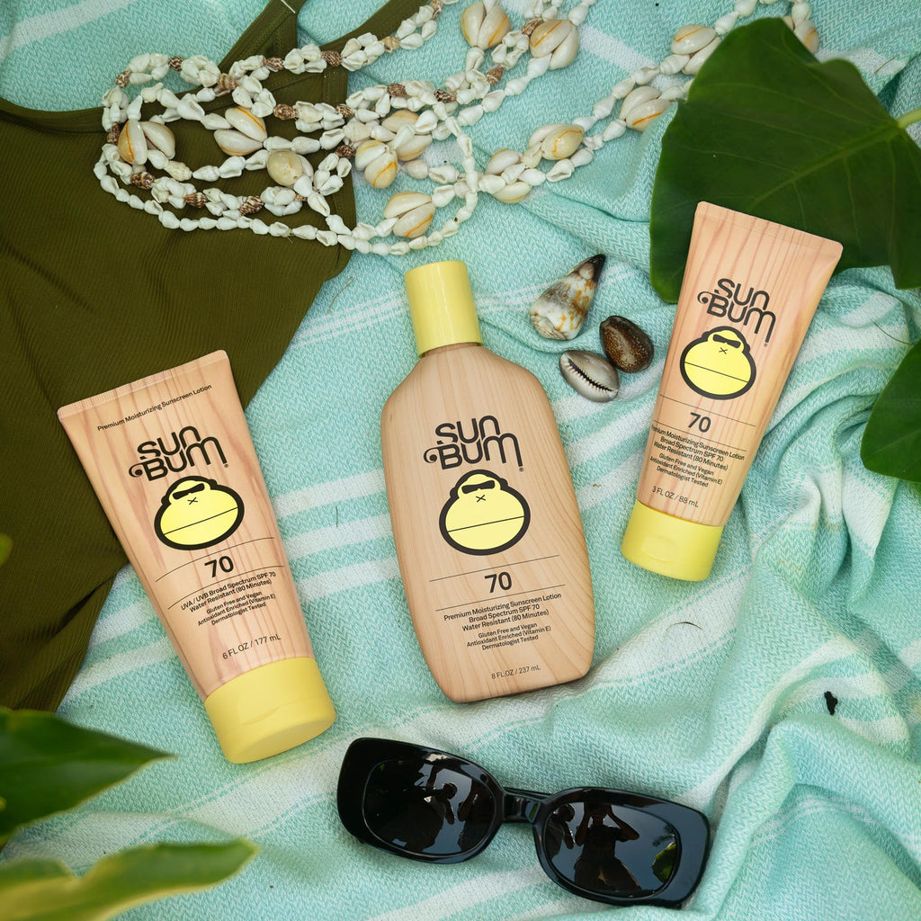 Sun Bum Original SPF 50 Sunscreen Body Lotion - Broad Spectrum Moisturizing Sunscreen with Vitamin E - Hawaii 104 Act Compliant (Made without Octinoxate & Oxybenzone) - Travel Size - 3 oz